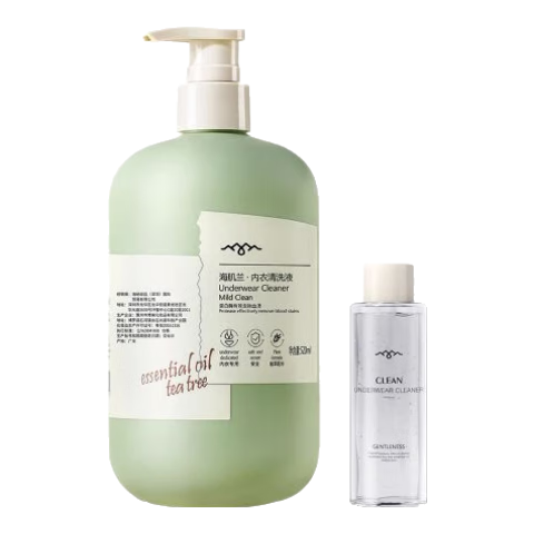 海肌兰（SEAKLAM）内衣洗衣液600ml山茶植萃抑菌99.99%有效去除72h血渍内衣裤洗衣液