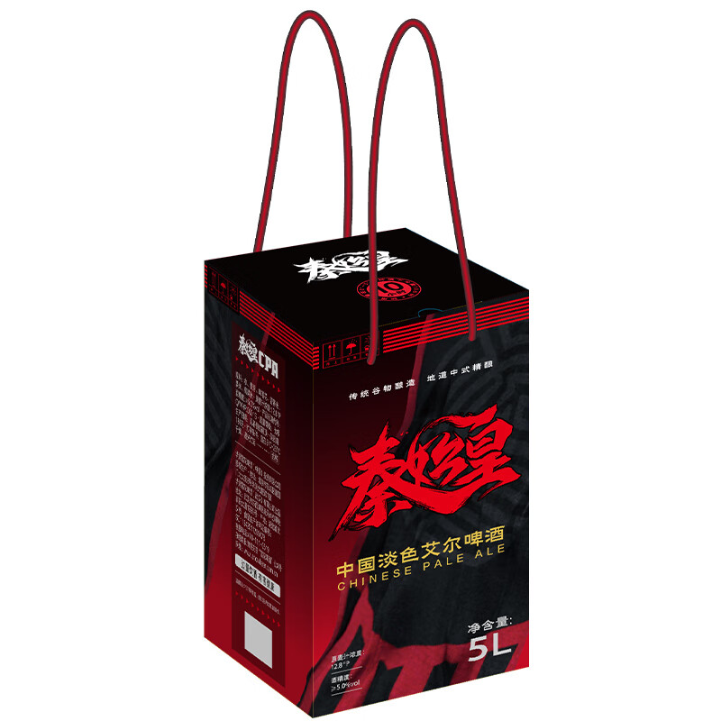 雪花啤酒 秦始皇CPA 中国特色淡色艾尔精酿啤酒 5L 1桶 单瓶装