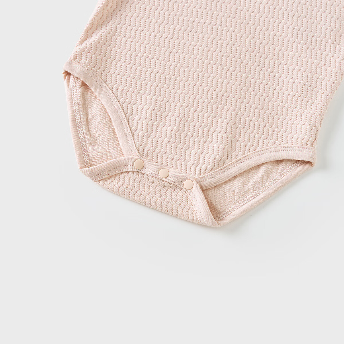 童泰(TONGTAI)童泰婴儿包屁衣春秋纯棉女宝宝连体衣新生儿衣服三角哈衣爬服睡衣 粉色 80cm