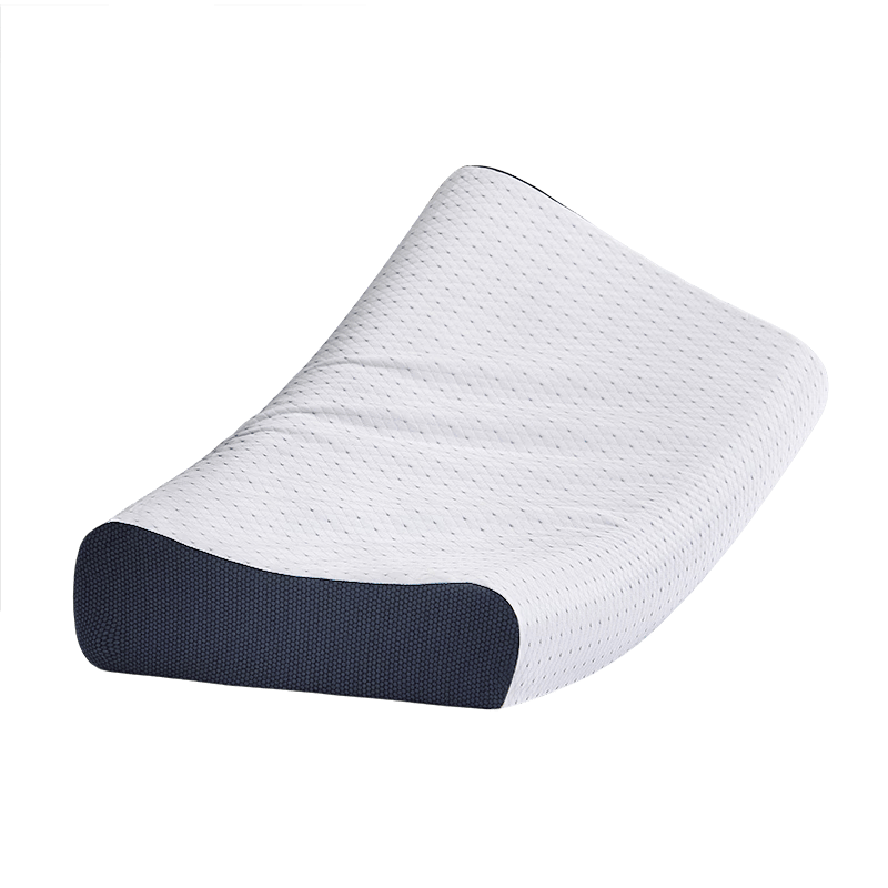 富安娜 石墨烯硅胶枕头成人深睡枕抑菌透气颈椎护颈枕 单只56*34*9/12cm