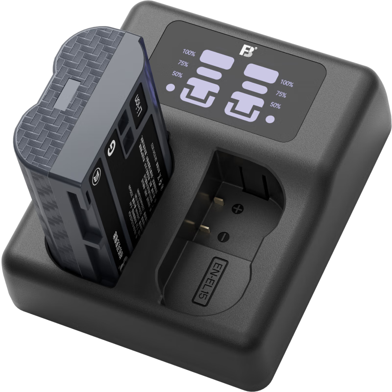 灃標(biāo)（FB）EN-EL15C相機(jī)電池適用尼康Z8 Z7II Z6III Z7 Z63 Z5 Zf D7500 D7200 D7000 D860 D850充電套裝