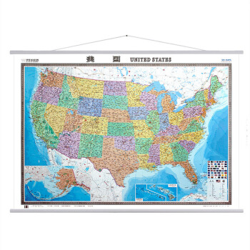 世界分国挂图-美国 zb 湖北 中国地图