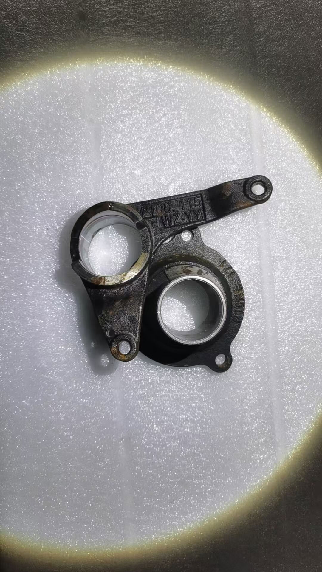 语森忆三轮车原厂配件大全十档双爪离合器分离轴承座分离总成十档 十