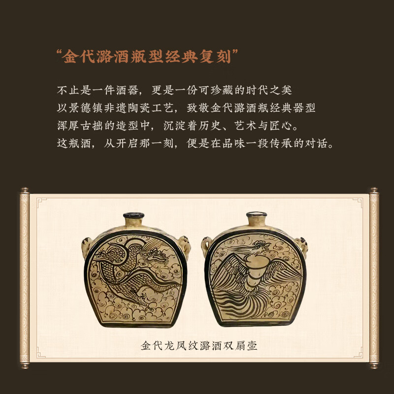 潞酒中华老字号清香型优级过节日送长辈商务宴请酒席白酒整箱吉祥壶 53度 500mL 2盒 [53吉祥壶]