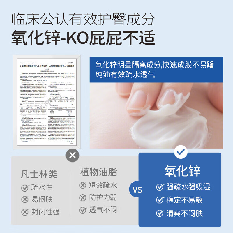 戴·可·思（Dexter）戴可思护臀膏新生婴儿专用氧化锌舒缓秋红金盏花宝宝屁屁膏护臀霜 【升级】防护款45g*1