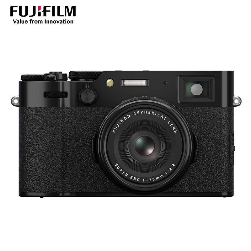 富士（FUJIFILM）X100VI 复古旁轴数码相机 便携文艺扫街旅游高清数码照相机 4020万像素 6档五轴防抖  x100vi 黑色 标配+原装备用电池