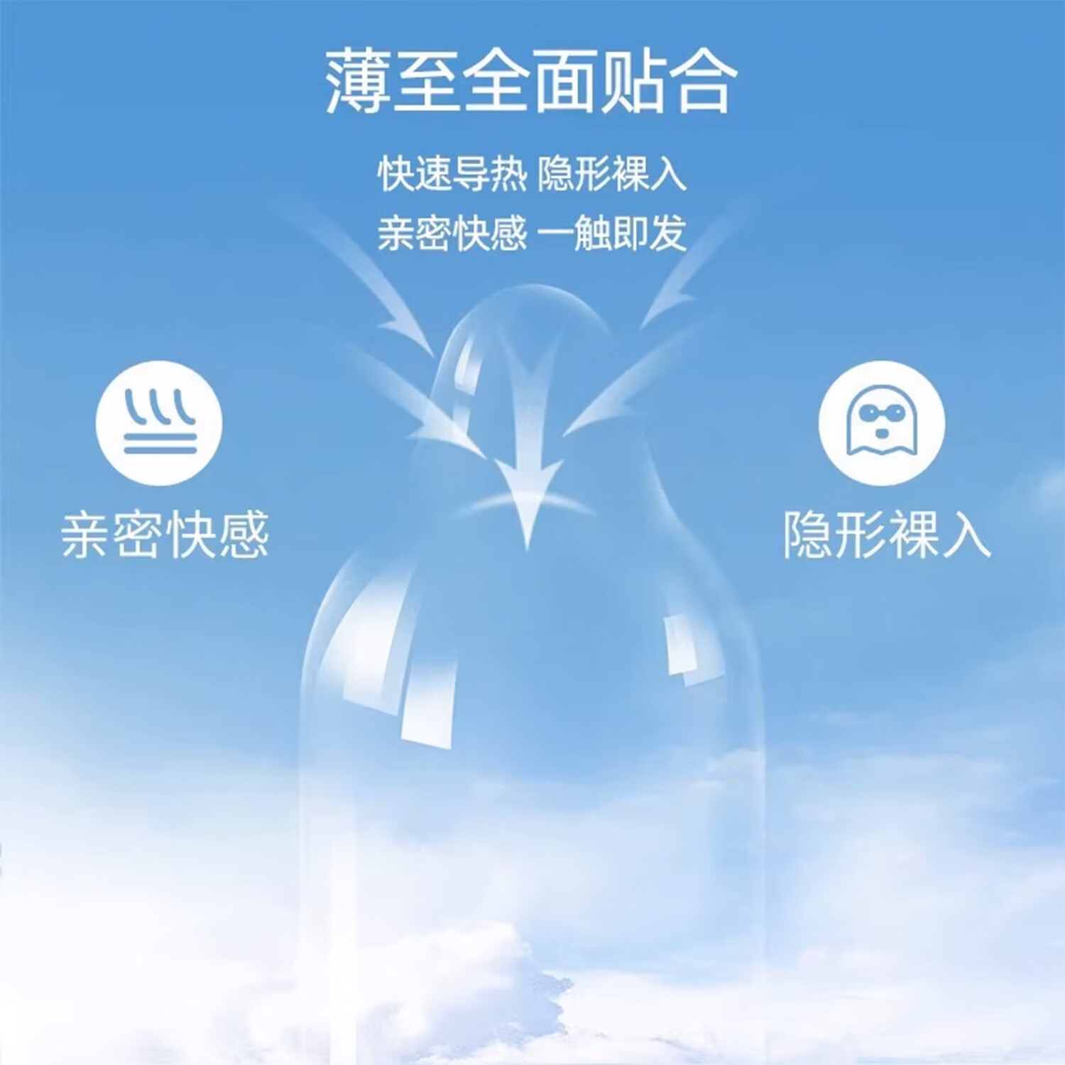 涩井避孕套超薄003 男用润滑型玻尿酸安全套 计生成人情趣性用品 003超薄款 12只装