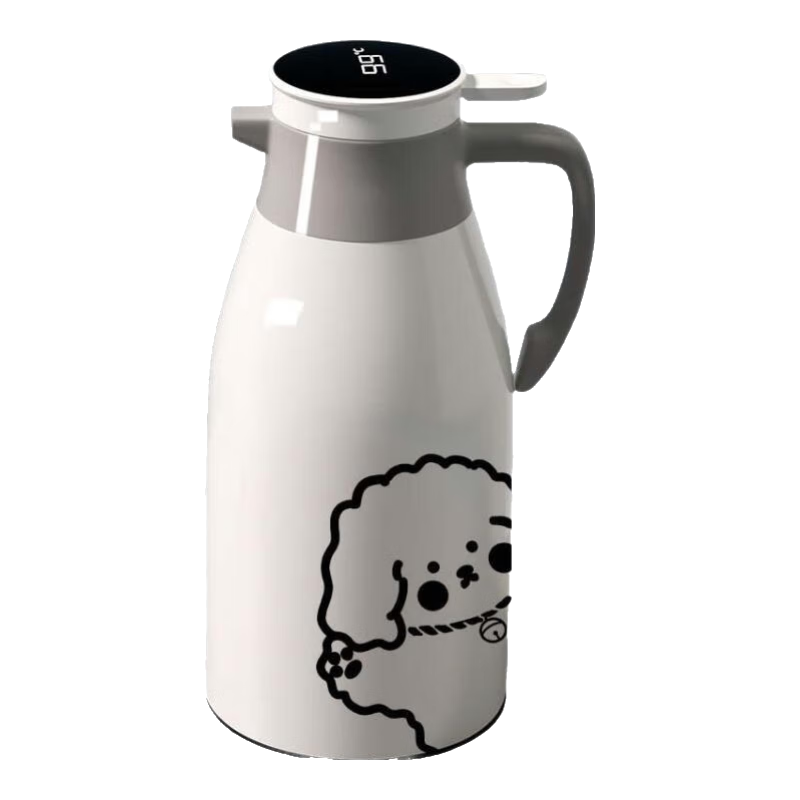 百亿补贴：欣美雅保温壶家用办公大容量水壶暖壶数显热水瓶暖瓶保温瓶水瓶开水壶 白色 1.9L /1.6L/1L【智能数显+防尘壶嘴】抗菌加厚款 1900毫升【今日特价】不保温退全款 32.9元