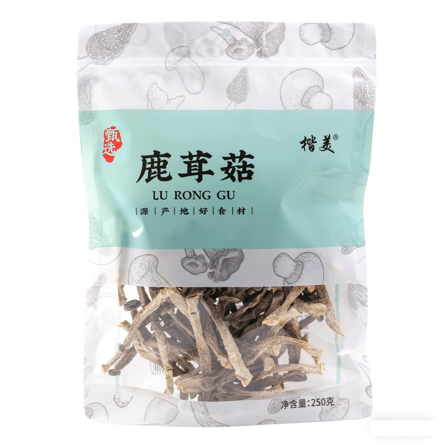 楷美净重新鲜鹿茸菇整根干货无熏香菇鹿耳菇云南煲汤火锅食材批发 楷美鹿茸菇500g【2袋】