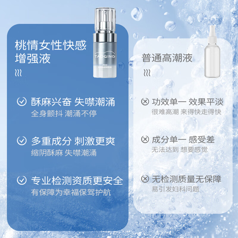 桃情快感增强高潮液成人女性用夫妻房事欲望人体润滑油剂情趣用品 女性快感增强液20ml