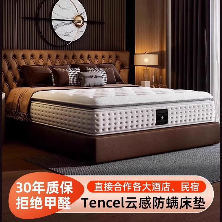 美方格 MEFANKE5CM乳胶软垫独立袋装弹簧1.8米X2.0米五星级酒店床垫主卧家用款 软硬适中【厚25cm】记忆绵+3cm乳胶+独立圆簧 1500mm*2000mm
