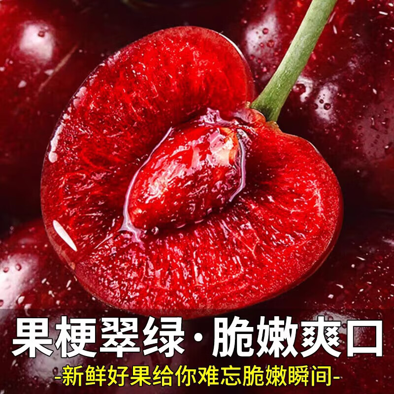 江南沐汐智利车厘子【JD顺丰-多地次日达】进口4J级樱桃水果原箱礼盒 5斤(净重) 巨无霸3J 单果30-32mm