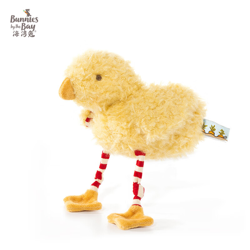 海灣兔7寸小雞玩偶毛絨玩具公仔娃娃安撫系兒童生日禮物bunnies 861107小雞寶寶
