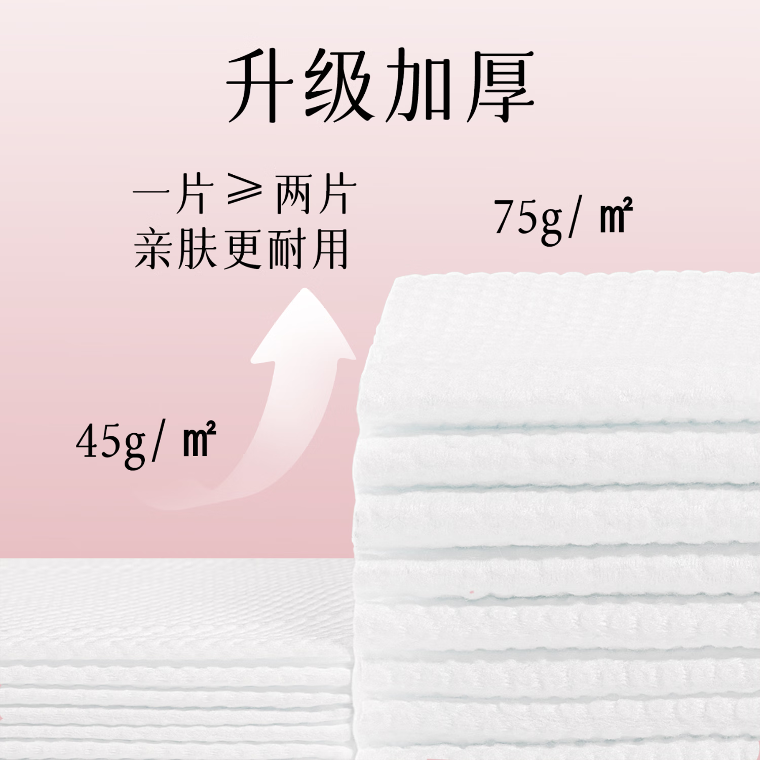 多微笑家庭囤货洗脸巾  一次性悬挂式超大包加厚擦脸巾 棉柔巾洁面巾 【1大包150抽】商超同款/尝鲜装