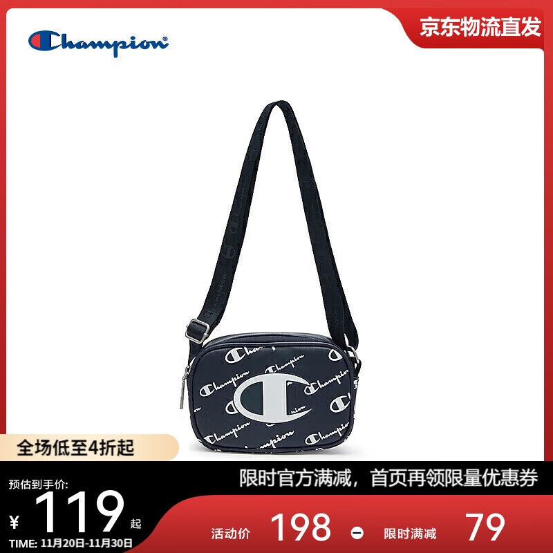 自营Champion 休闲时尚相机斜挎包 到手85元 - 线报酷