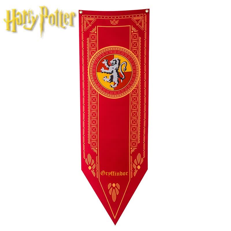 旗帜霍格沃茨房间墙面装饰挂旗派对酒吧布置背景布 格兰芬多【狮子挂