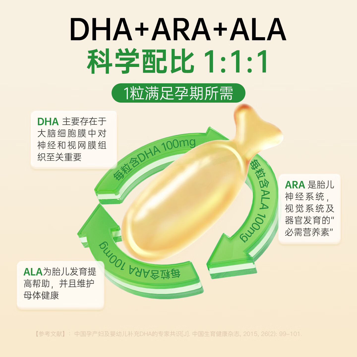 瑞琻特医 RUIJIN FSMP RJ瑞琻特医智奥聪dha藻油孕期哺乳期孕妇婴幼儿学生儿童专用营养品 【巩固装】3盒装/ 90粒*3盒 (5个月量) 1盒【90粒装】