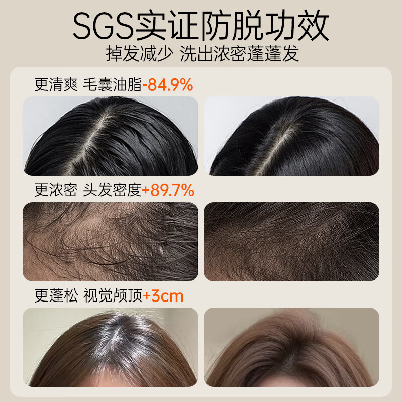 希芳生姜洗发水【官方旗舰】防脱固发生姜精华防断固发洗发水丰盈店 洗发水+MAIGOOLE防脱固发精华液 560ml