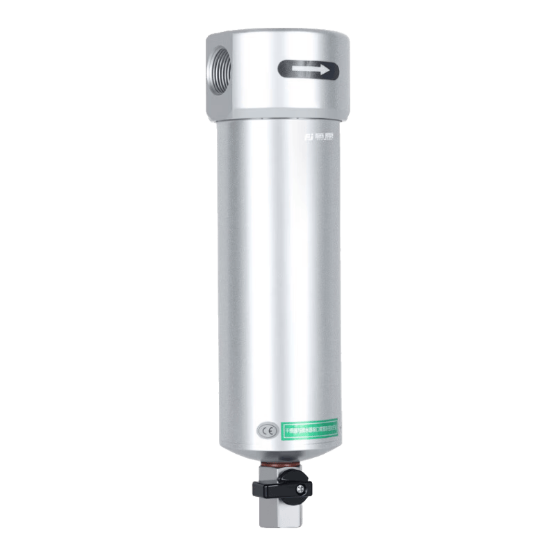 藤原（fujiwara）免維護(hù)壓縮空氣精密過濾器空壓機(jī)油水分離器自動(dòng)排水干燥器 免維護(hù)精密過濾器【免換濾芯】010-3分