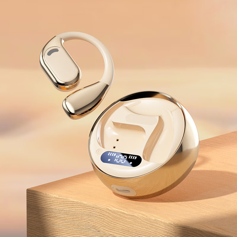耳挂式无线蓝牙耳机不入耳HIFI级无损音质游戏低延迟小米华为vivo M76肤色-语音助手-5.4芯-立体音
