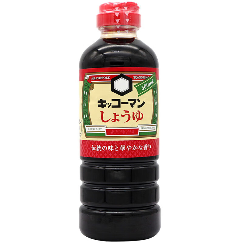 禾澹日本酱油龟甲万酿造酱油鱼生寿司炒菜调味料生抽美食