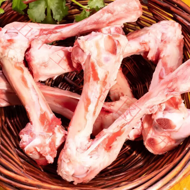 羊肉棒骨新鲜原切羔羊山羊腿拐骨肉批发带髓带肉煲汤红烧羔羊筒骨 羊腿骨熬汤用【不带肉介意】 4斤锯开发【羊腿骨】