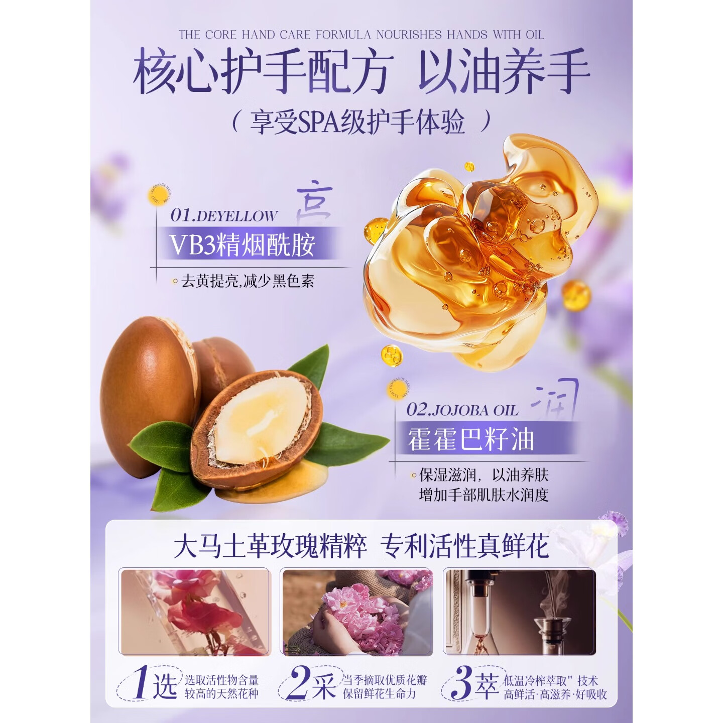 LiLiA香氛护手精华油补水保湿防干燥不油腻淡手纹倒刺持久留香护甲油 【全身嫩肤CP】 以油养肤