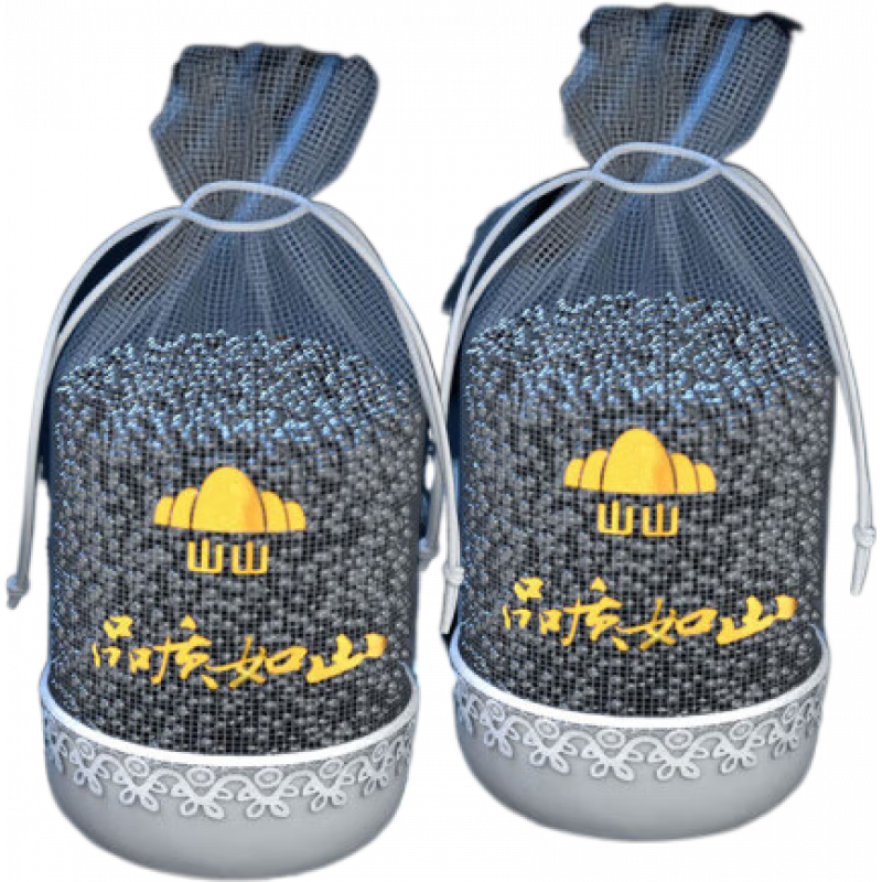 山山竹炭包除甲醛新車車內除味活性炭車載炭包除臭去異味內飾用品除甲 600g納米礦晶300g_袋x2袋+送1只長嘴狗