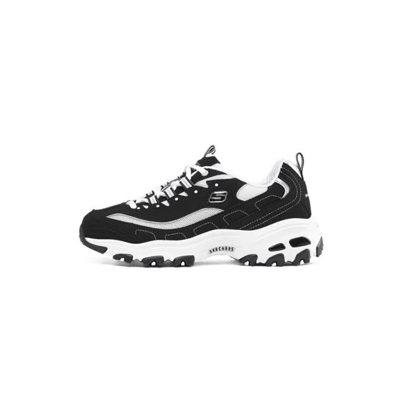 斯凯奇（Skechers）女鞋D’LITES系列时尚绑带运动鞋896121 896121/BKW 37
