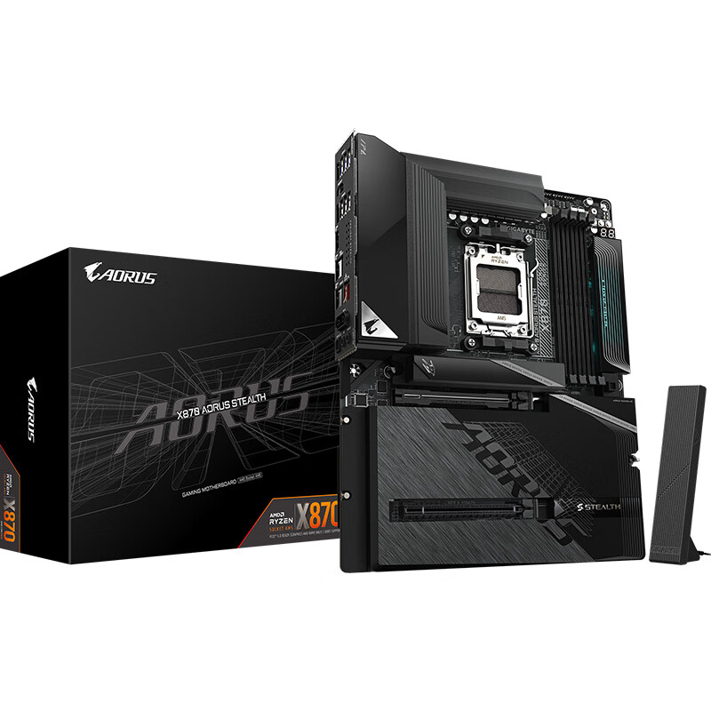 技嘉 小雕X870 AORUS STEALTH背插DDR5 图 5