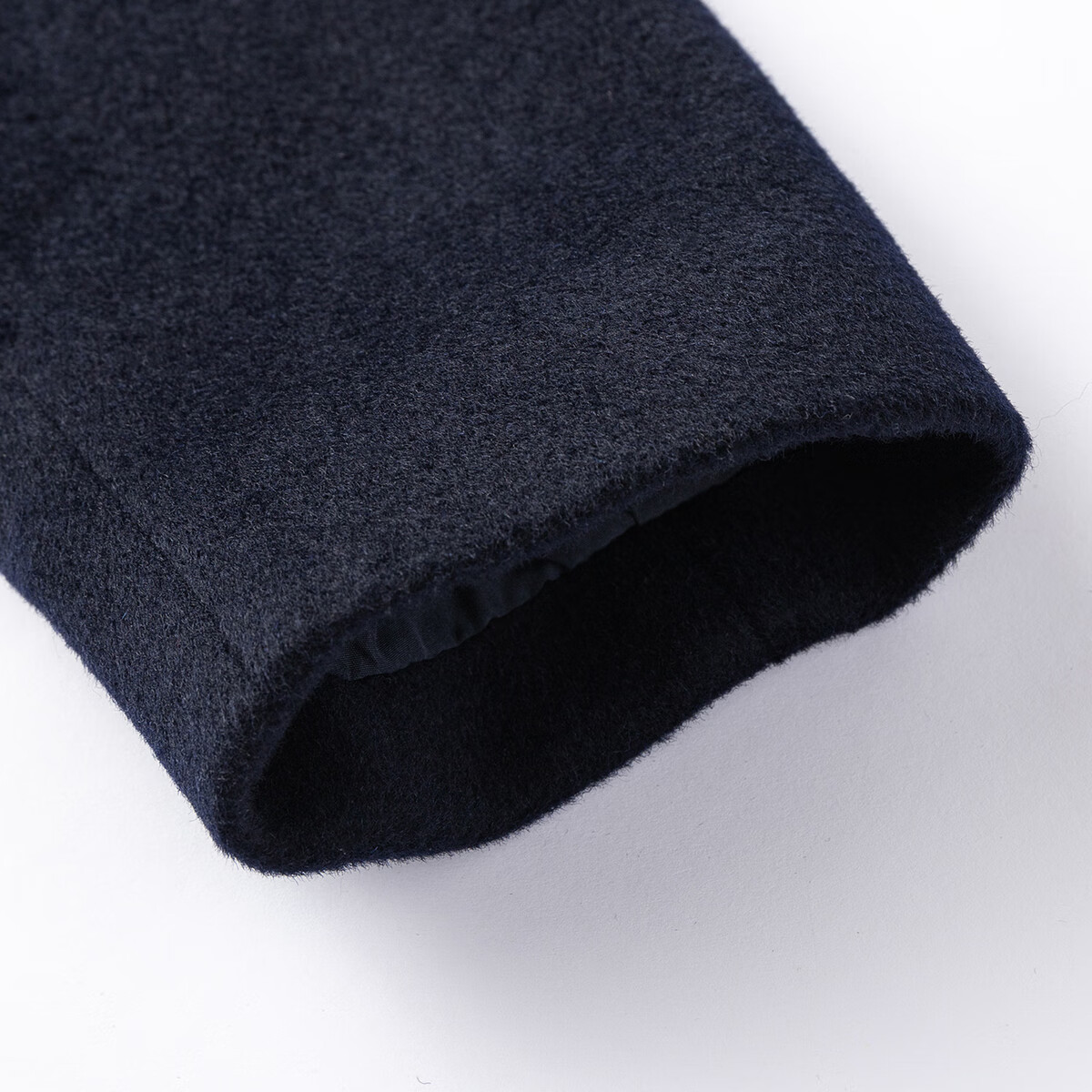 马骑顿梭织大衣 藏青 140