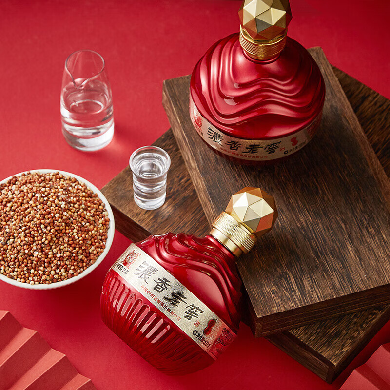 瀘州老窖定制酒【官方正品】浓香酒喜宴婚宴酒商务宴请送礼酒 52度 500mL 6瓶 浓香老窖韵坛