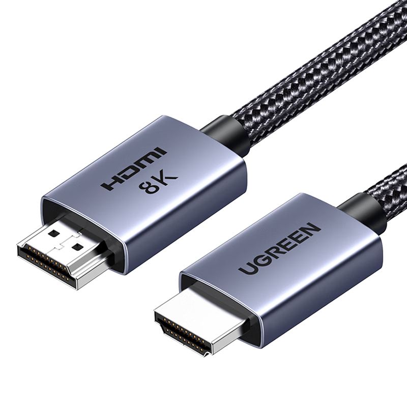 ���ڲ�����������UGREEN��HDMI��2.1��Ѫ�� 8K�����ߵ��ӵ��ԱʼǱ���ʾ�������߶Կ���ֱ��4K240Hz��ϷswitchͶ�������� HDMI2.1���Ͻ��֯�8K60HZ 2�� 49Ԫ