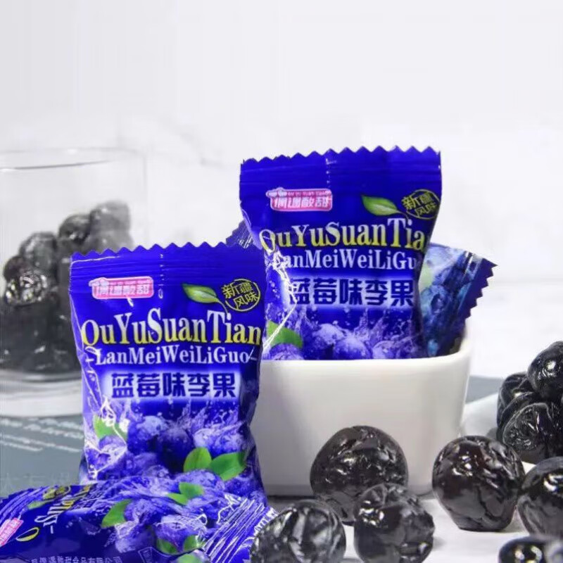 蓝莓李果伊犁火车同款独立小包蓝莓味李果干新疆风味果干蜜饯果脯 蓝莓李果【独立小包 250g】