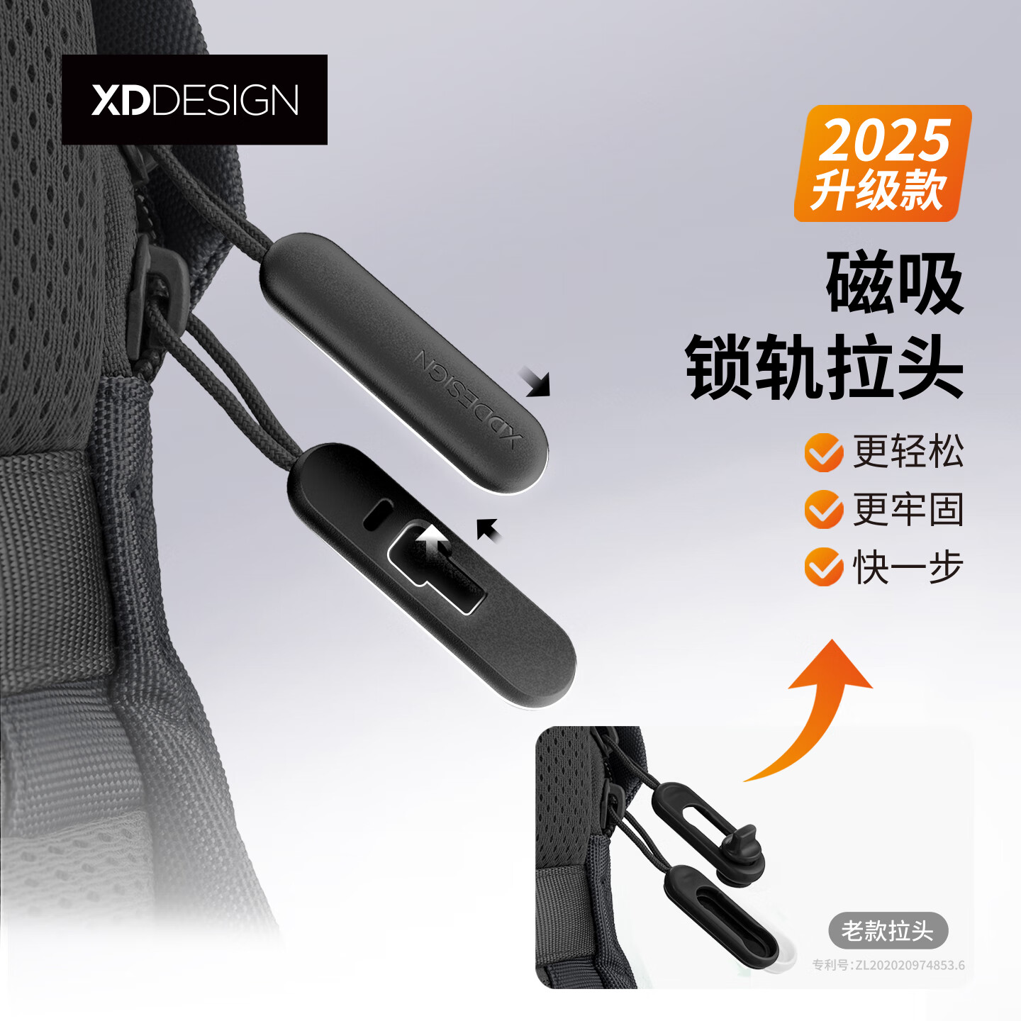 XDDESIGN爱思迪双肩包男女防盗背包通勤15.6英寸笔记本电脑包旅行包休闲包 黑色