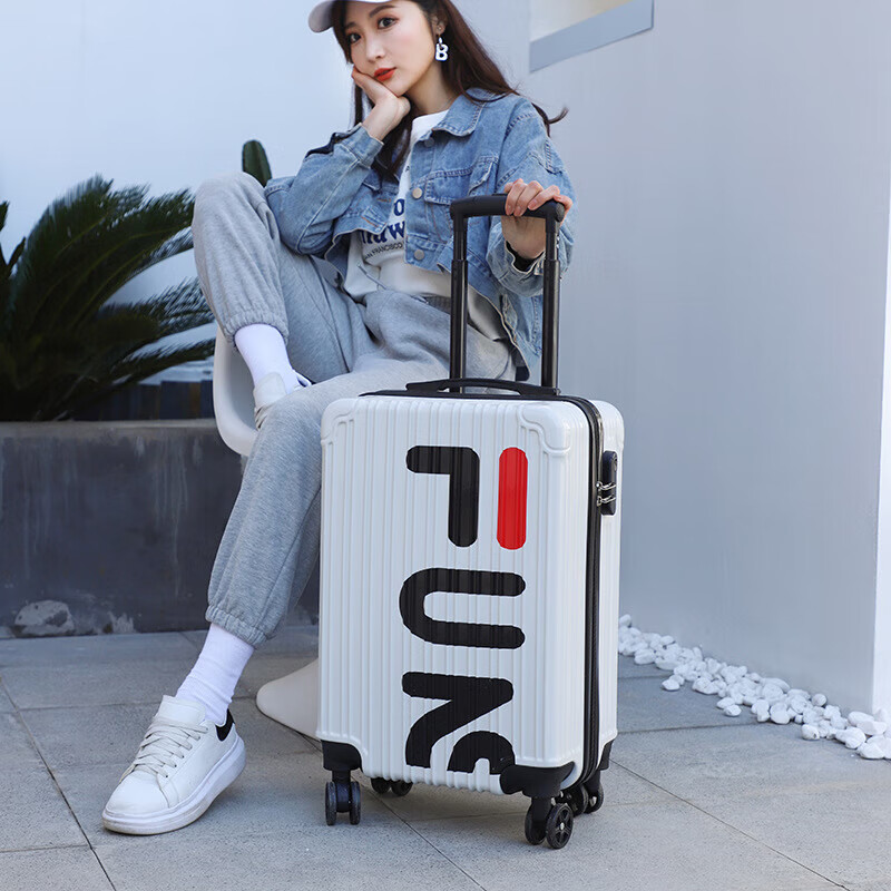 顽皮少年(NaughtyChild)20寸学生拉杆箱 大容量行李箱男女密码旅行箱 万向轮登机箱分销品 蓝色 20寸