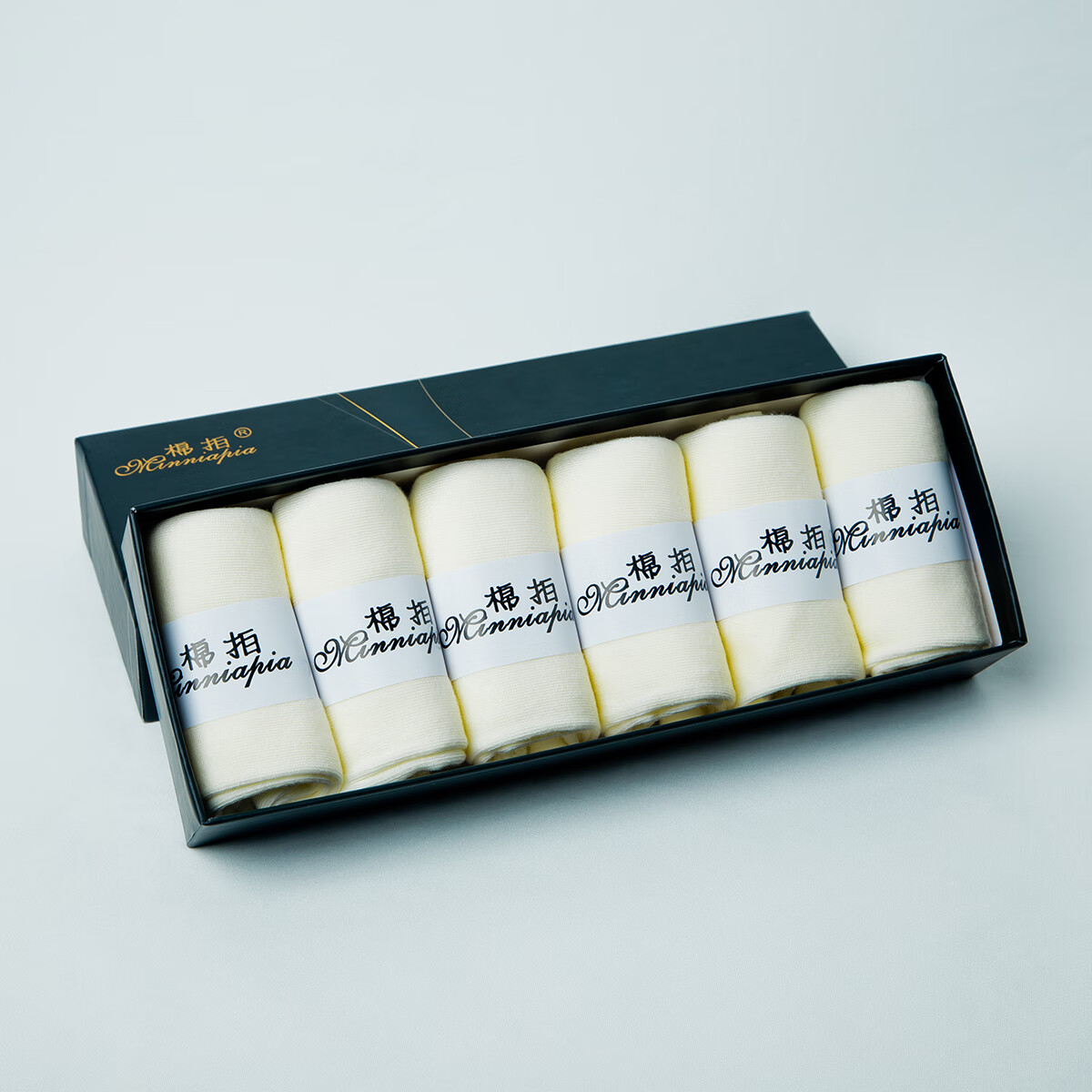 女袜棉袜洛丽塔花边长筒袜袜子女中筒袜秋冬日系白色学院风防臭袜 6双装【黄色】长筒 均码