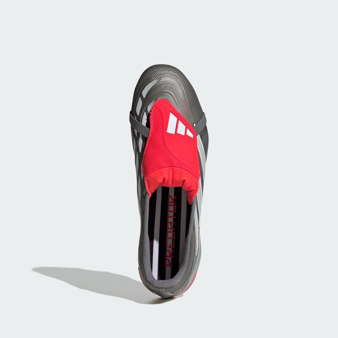 adidas PREDATOR LEAGUE FT FG天然硬草地长钉足球鞋男女阿迪达斯 亮金属铁灰/白金属/亮红 44