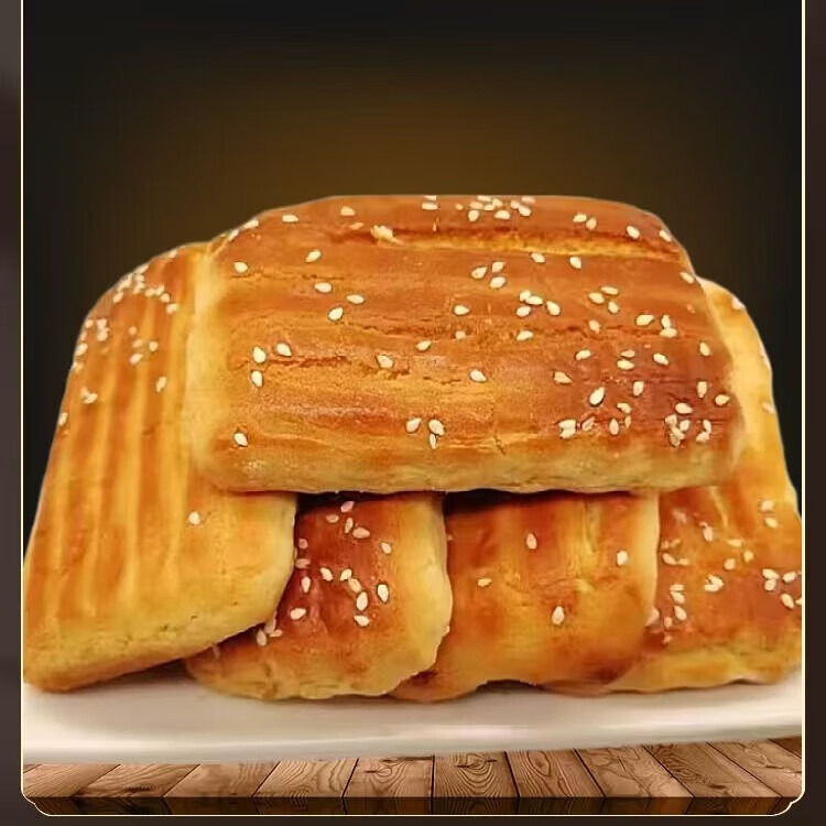 果丰故香老式手工发面大饼干传统休闲零食香酥点心饱腹五黑大饼干饱腹零食 老式发面大饼干【儿时记忆】500g*1