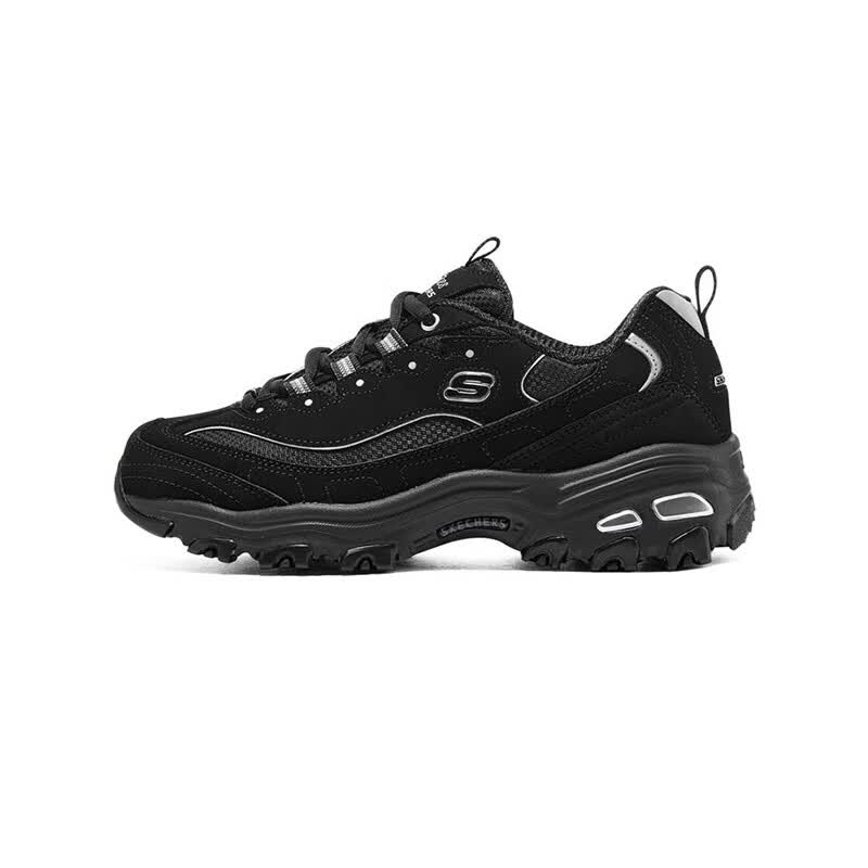 斯凯奇（Skechers）女鞋D'LITES系列时尚绑带运动鞋66666179 66666179/BBK 36.5