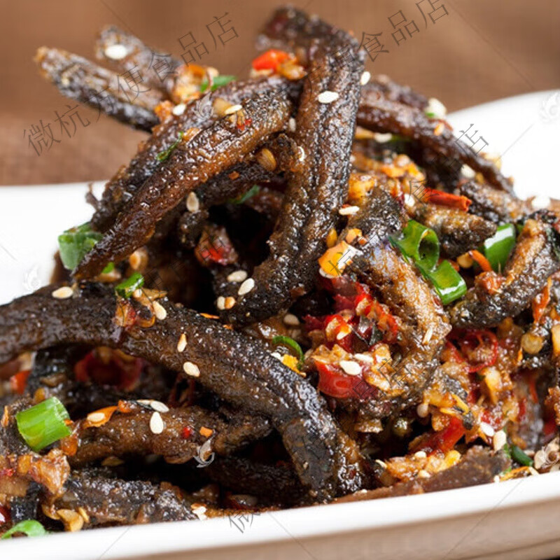 手工去除内脏麻辣泥鳅即食徐掌勺油炸熟食休闲零食湖南特产 湖南香辣泥鳅50克试吃装