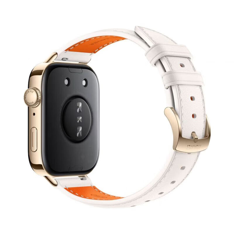 华为【女神走心实用礼物】手表watch fit3智能运动健康穿戴蓝牙通电话NFC门禁交通支付送男女成人朋友 珍珠白【晒单送金色钢表带+精美表盘】