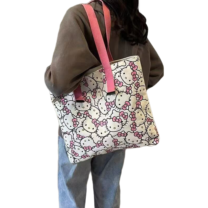 �ɰ�hellokitty��������Ů2024�¿ͨKTè�����ͨ�����ص���� ��ɫ����è��27*33cm�� 17.8Ԫ