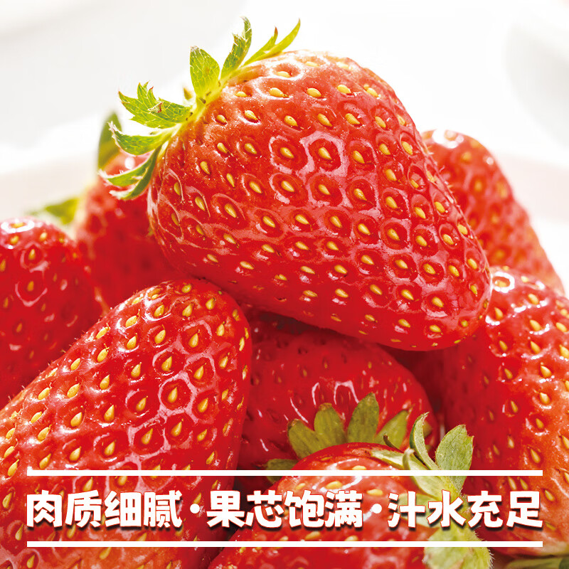 大凉山露天甜草莓新鲜草莓鲜果现摘现发露天种植更健康德昌冬草莓 2斤装草莓中果：净重1.5斤（单果13g+）