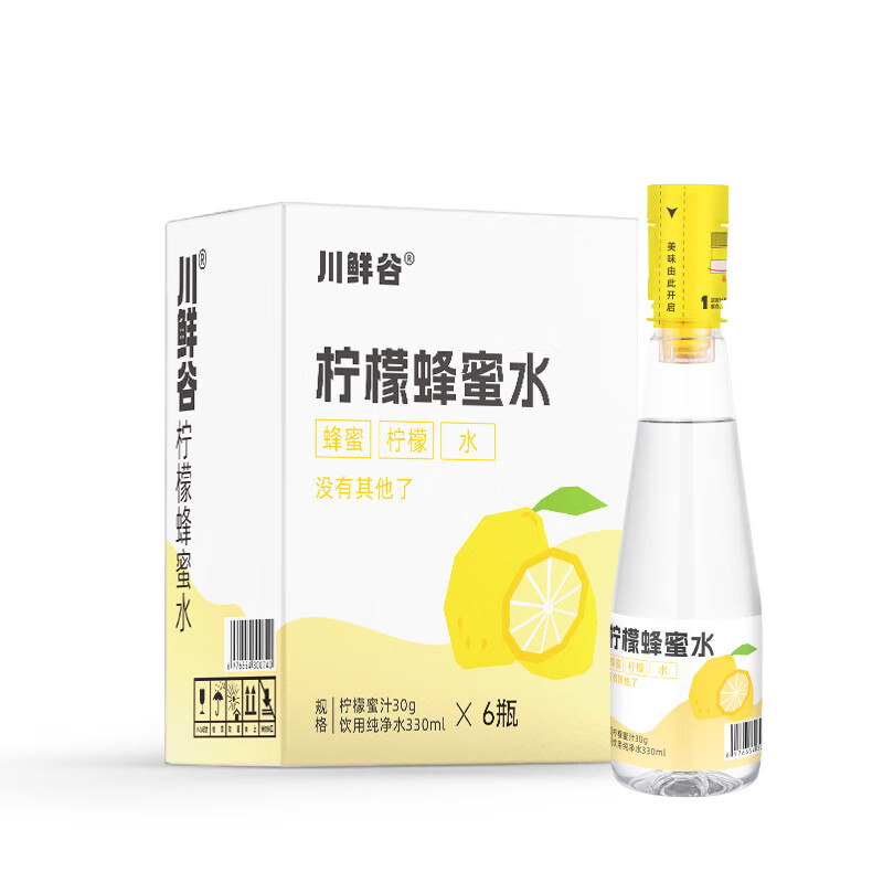 川鲜谷柠檬蜂蜜水 秦岭蜜源 0脂肪0香精0色素 秋冬季果蔬汁饮料饮品整箱 【秦岭蜜源】柠檬蜂蜜水360g*6瓶
