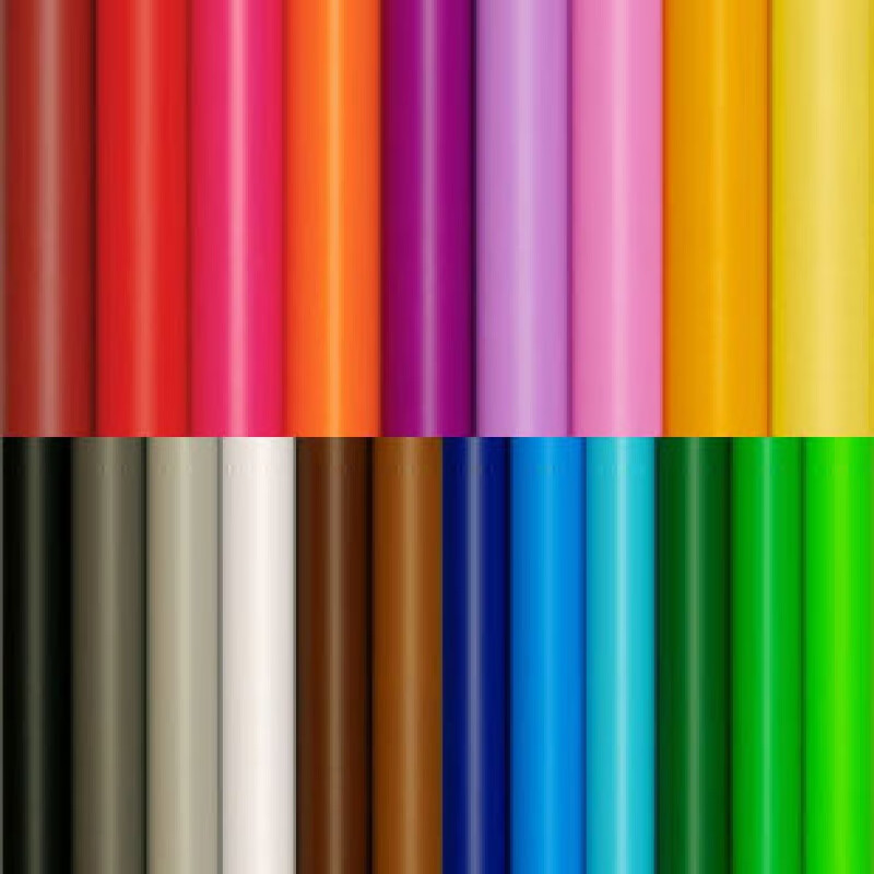 卫亮 爱花牌60cm宽即时贴贴纸色pvc自粘墙纸刻字贴广告贴 大红色 超大