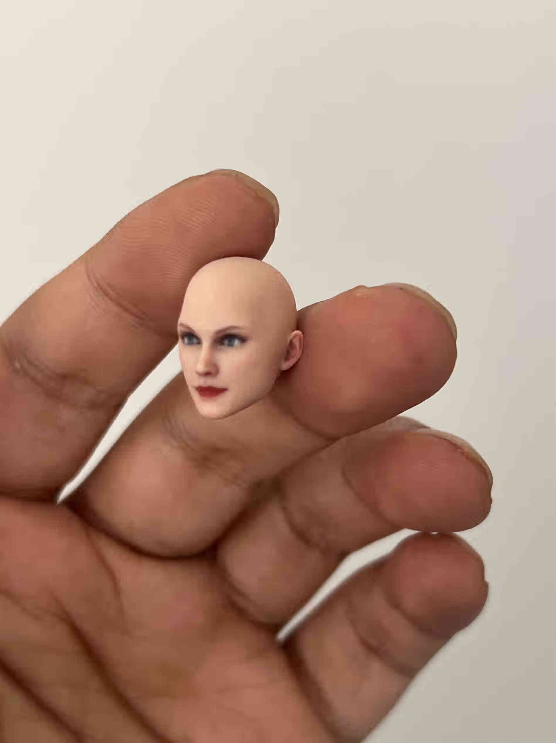 diizign1/12 1/6霉霉 泰勒头雕 写实欧美女兵人配件 可动人偶tbl兵人