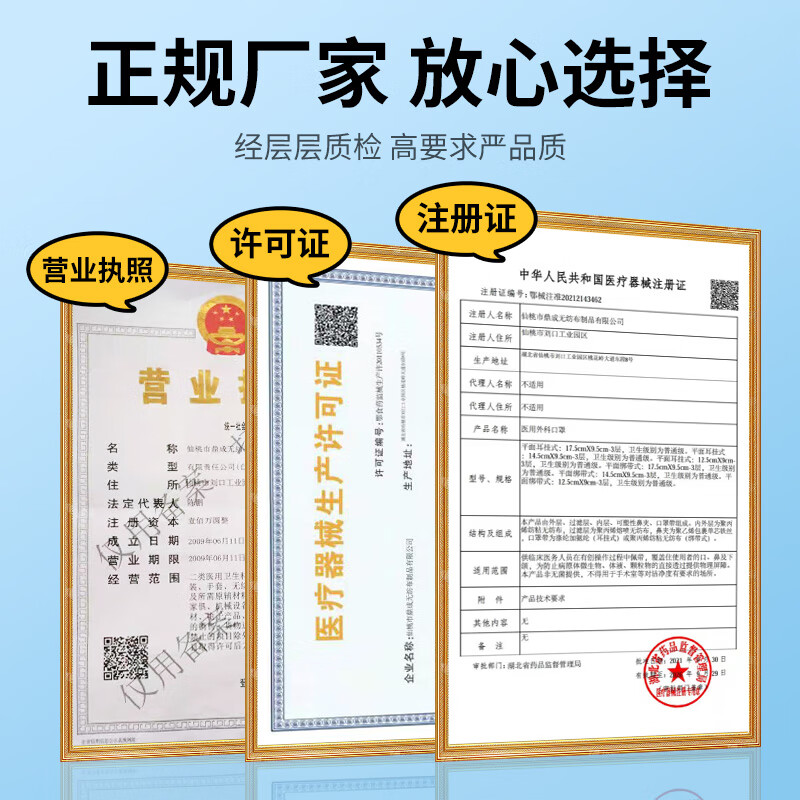 小懒（XIAOLAN）小懒一次性医用级外科口罩三层透气成人防尘防雾霾防粉尘独立包装 医用外科级【独立装200只】白色*4盒