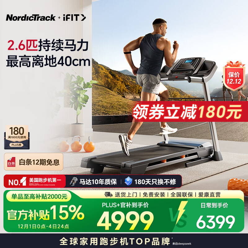 ������ICON���ܲ�����ͥ�ÿ��۵���������߲��������ܲ������ڽ��������� Nordictrack T6.5S4976.71Ԫ