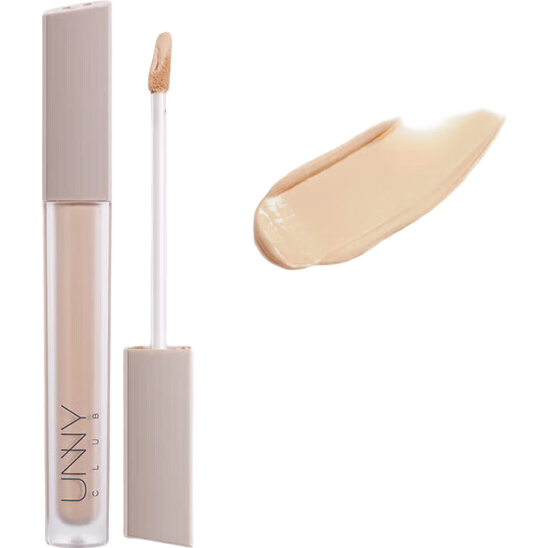 悠宜(unny club)遮瑕液筆膏女遮蓋臉部斑點(diǎn)痘印黑眼圈修容提亮液全碼 柔潤遮瑕液F1亮膚色